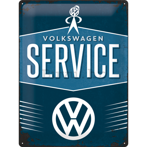 Metalna tabla: VW Service - 40x30 cm