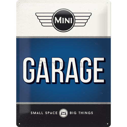 Metalna tabla - Mini Cooper Garage