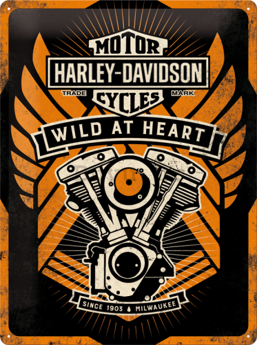 Metalna tabla - Harley-Davidson (Wild at Heart)