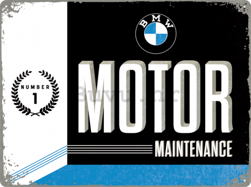 Metalna tabla - BMW Motor Maintenance