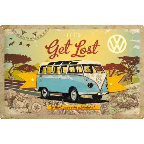 Metalna tabla - VW Let's Get Lost