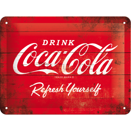 Metalna tabla - Coca-Cola (crveni logotip)