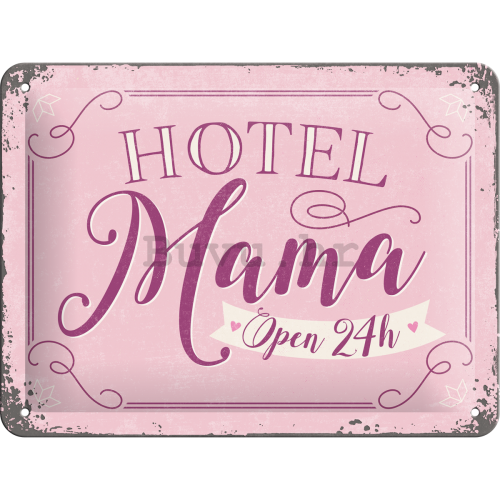 Metalna tabla - Hotel Mama