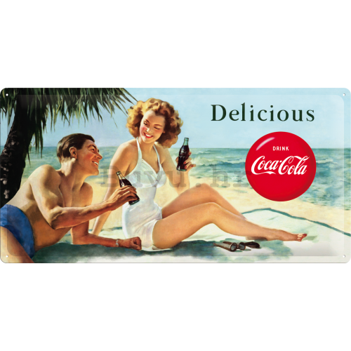Metalna tabla - Coca-Cola (plaža)