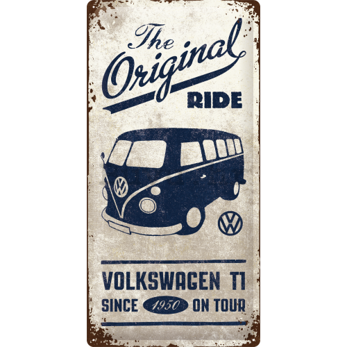 Metalna tabla: VW The Original Ride - 50x25 cm