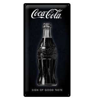 Metalna tabla: Coca-Cola (Sign of Good Taste) - 50x25 cm