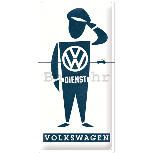 Metalna tabla - Volkswagen (Dienst)