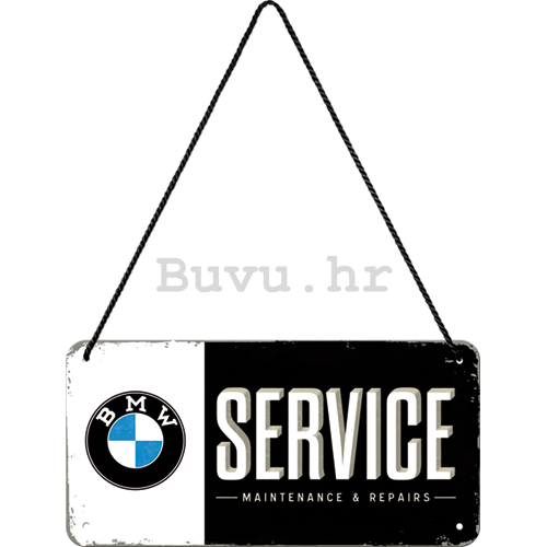 Metalna viseća tabla - BMW Service