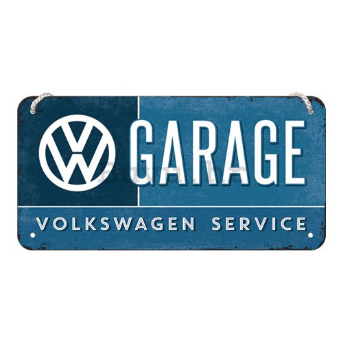 Metalna viseća tabla - VW Garage