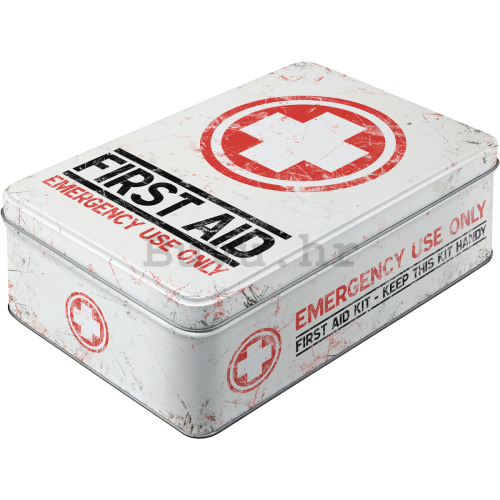 Metalna doza ravna - First Aid Kit