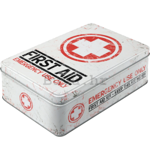 Metalna doza ravna - First Aid Kit