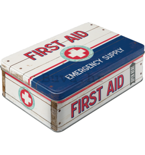 Metalna doza ravna - First Aid (Emergency Supply)