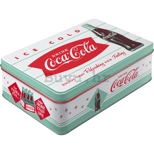 Metalna doza ravna - Coca-Cola (Ice Cold)