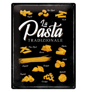 Metalna tabla: La Pasta Tradizionale - 40x30 cm