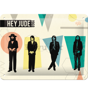 Metalna tabla: The Beatles (Hey Jude) - 15x20 cm