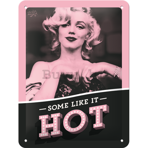 Metalna tabla: Marilyn Monroe (Some Like It Hot) - 20x15 cm