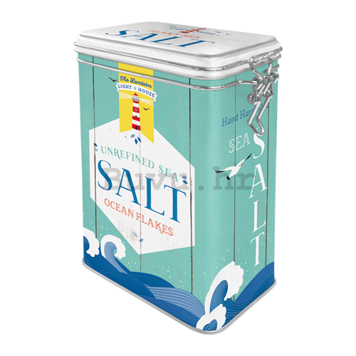 Metalna doza s kopčom - Salt