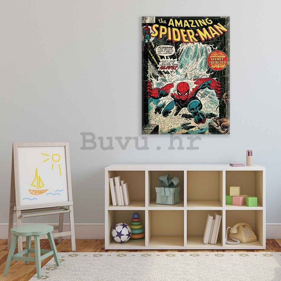 Slika na platnu: Amazing Spiderman (comics) - 75x100 cm