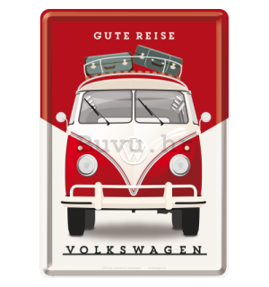 Metalna razglednica - Volkswagen (Gute Reise)