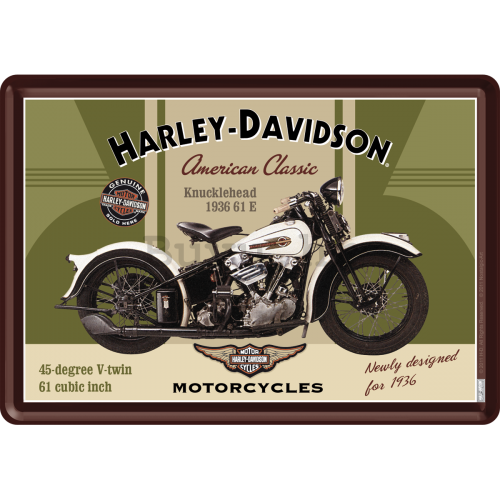 Metalna razglednica - Harley-Davidson Knucklehead