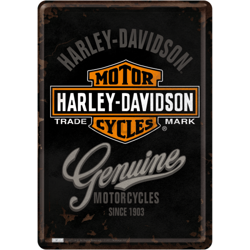 Metalna razglednica - Harley-Davidson Genuine