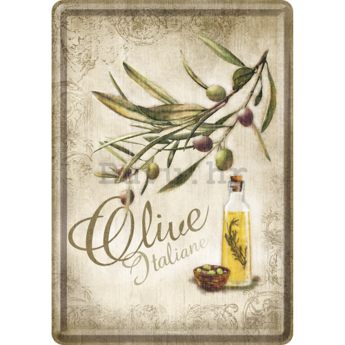 Metalna razglednica - Olive