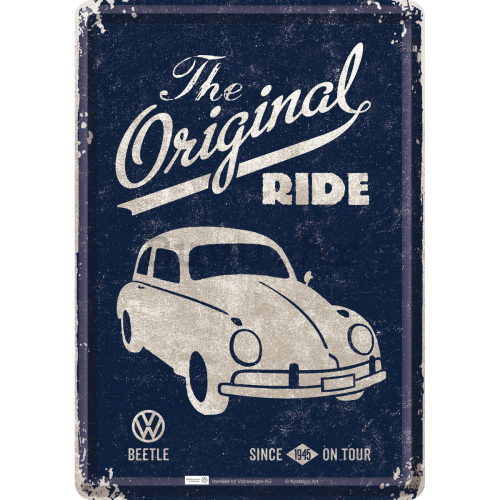 Metalna razglednica - VW Beetle (The Original Ride)