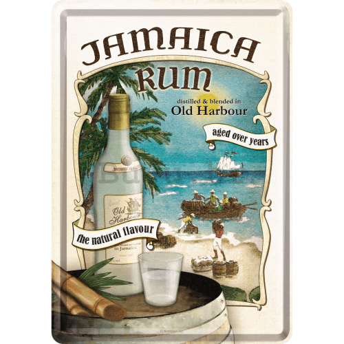 Metalna razglednica - Jamaica Rum