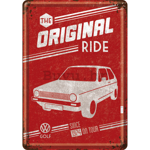 Metalna razglednica - VW Golf (The Original Ride)
