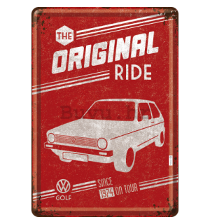 Metalna razglednica - VW Golf (The Original Ride)