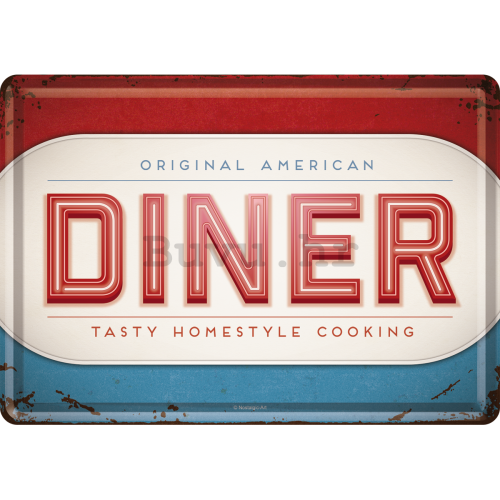 Metalna razglednica - Original American Diner