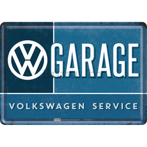 Metalna razglednica - VW Garage