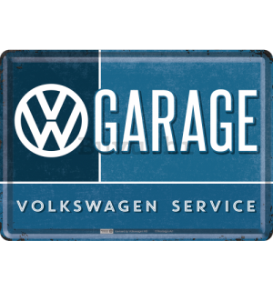 Metalna razglednica - VW Garage