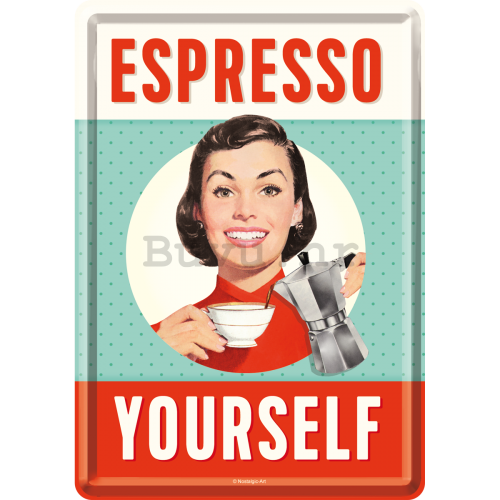 Metalna razglednica - Espresso Yourself