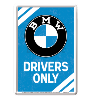 Metalna razglednica - BMW Drivers Only