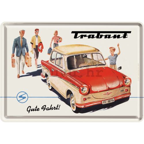 Metalna razglednica - Trabant (1)