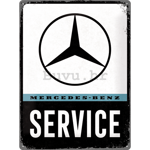 Metalna tabla: Mercedes-Benz Service - 40x30 cm