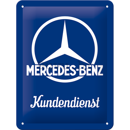 Metalna tabla: Mercedes-Benz (Kundendienst) - 20x15 cm