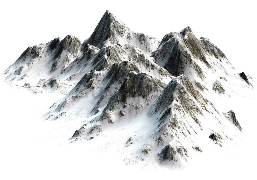 Foto tapeta: Snježne planine - 184x254 cm
