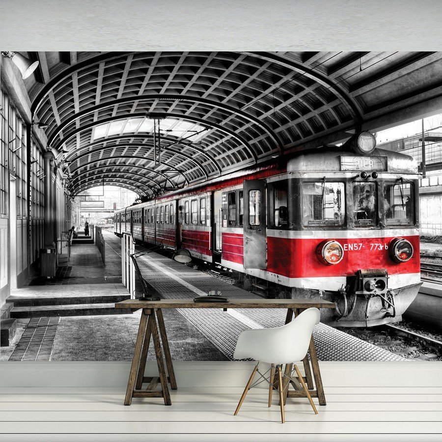 Foto tapeta: Stara podzemna željeznica (šarena) - 254x368 cm