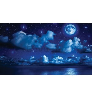 Foto tapeta Vlies: Mjesečna noć - 184x254 cm