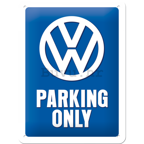 Metalna tabla: VW Parking Only - 20x15 cm