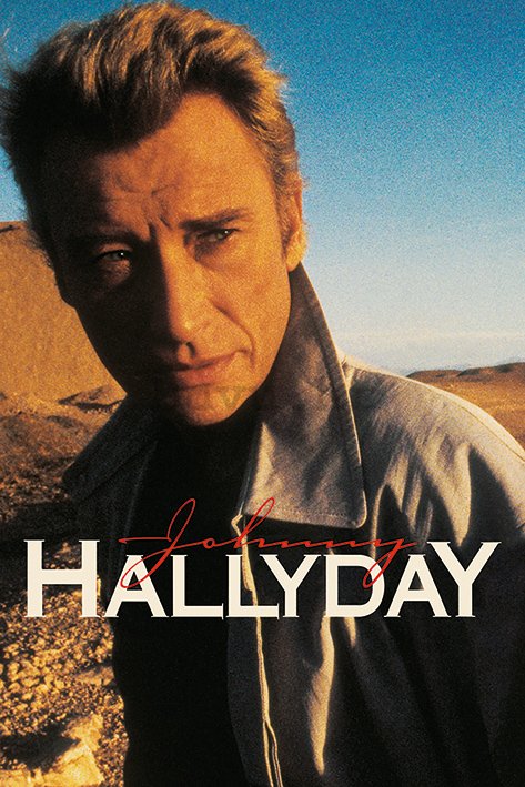 Poster - Johnny Hallyday (Desert)
