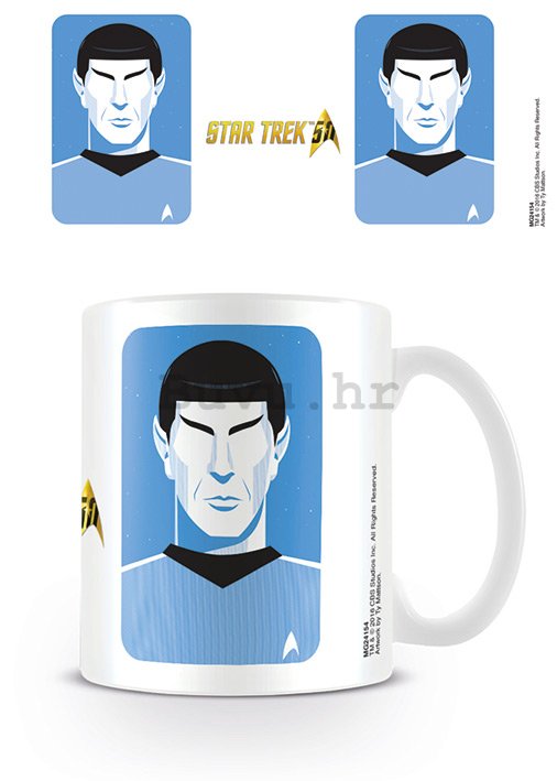 Šalica - Star Trek (plavi Spock)