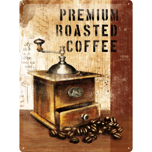 Metalna tabla - Premium Roasted Coffee