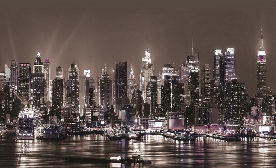 Foto tapeta: Noćni New York - 104x152,5 cm