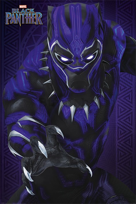Poster - Black Panther (Glow)