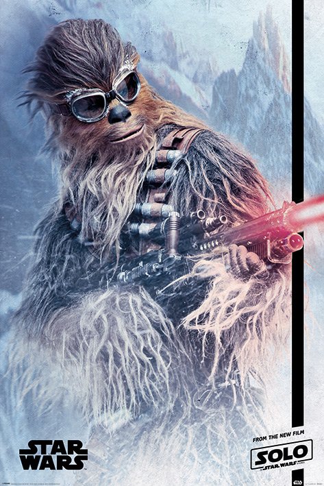 Poster - Solo A Star Wars Story (Chewie Blaster)