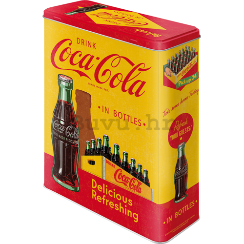 Metalna doza XL - Coca-Cola (žuta kutija)
