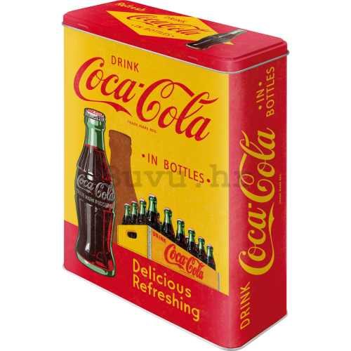 Metalna doza XL - Coca-Cola (žuta kutija)